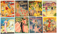 Twelve paper doll books