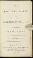 The Poetical Works of Samuel Johnson, L.L.D. Complete in One Volume