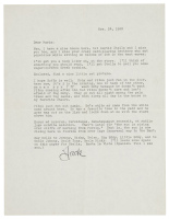 Signed, typescript letter from Jack Kerouac to Maria Supranaunt