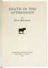 Death in the Afternoon - 8