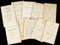 Lot of 10 early pamphlets on various medical subjects