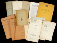 Assortment of booklets, pamphlets, periodicals, etc., relating to medical matters