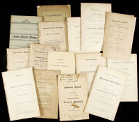 Lot of 15 booklets and pamphlets on medical societies and educational institutions, etc.