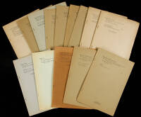 Lot of 30 offprints from the Wistar Institute