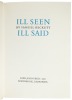 Ill Seen, Ill Said - 3