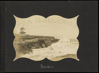 Vintage photograph album with 13 original silver prints of Santa Cruz