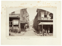 Alley, Chinese Quarter, San Francisco [with] Montgomery Street and Palace Hotel Street
