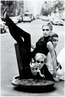 Andy Warhol with Edie Sedgewick and Chuck Wein, New York, 1965