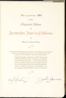 Seventy-five Years in California. A History of Events and Life in California: Personal, Political and Military; Under the Mexican Regime; During the Quasi-Military Government of the Territory by the United States, and after the admission of the State to t