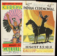 Two serigraph posters for the 42nd & 43rd Annual Inter-Tribal Indian Ceremonial