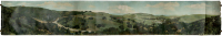 Gigantic hand-colored panorama of the California Coast