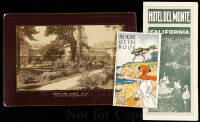 Photograph & two brochures for the Hotel Del Monte in Monterey, California