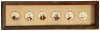 Photographic portraits of six nineteenth-century American authors