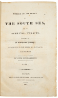 Voyage of Discovery in the South Sea, and to Behring's Straits, in search of a North-east Passage; Undertaken in the Years 1815, 16, 17, and 18, in the Ship Rurick