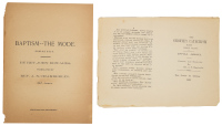 Two booklets in Cherokee on religious subjects