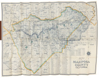 Map of Mariposa County, California