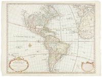 Carte d'Amerique, dress&eacute;e pour l'usage du Roy. Par Guillaume Delisle premier G&eacute;ographe de Sa Majest&eacute; de l'Academie Royale des Sciences