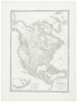 Carte de l'Am&eacute;rique Septentrionale