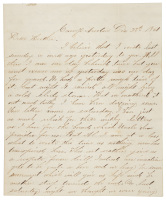 Autograph Letter Signed (with initials) from racist New York soldier