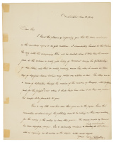 Autograph Letter Signed about President James Monroe and the impending election of Monroe's successor