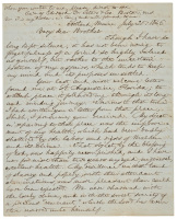 Letter from a New England Minister about his two years preaching in St. Augustine, Florida to Black slaves and Mexican American War soldiers