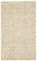Letter from Pennsylvania farmer six months after he attended the Inauguration of President William Henry Harrison followed by Harrison&rsquo;s untimely death