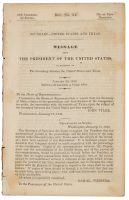 Message of the President of the United States in relation to the boundary between the United States and Texas