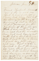 Letter from one Republican to another during the 1860 presidential campaign