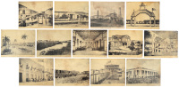 Thirteen original photographs of scenes and people in Cuba