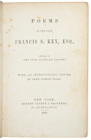 Poems of the Late Francis S. Key, Esq., Author of "The Star Spangled Banner"