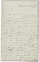 Autograph Letter from Jane Pierce as First Lady to her sister