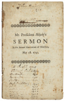 The Duty of Ministers of the Gospel to Guard Against the Pharisaisn and Sadducism, of the Present Day, Shewed in a Sermon Preach'd to the Convention of Ministers of the Province of the Massachusetts-Bay, N.E. at Boston, on Thursday, May 28, 1741