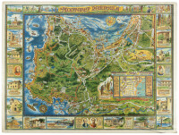 Two color maps of the Monterey Peninsula