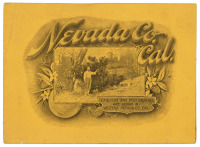 Nevada Co. Cal. (wrapper title)