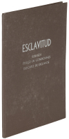 Bound volume of documents relating to an auction of slaves in Cuba