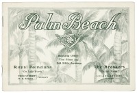 Palm Beach Booking Offices... Royal Poinciana "On Lake Worth" - The Breakers "On the Ocean"...