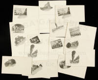 8 envelopes and 7 four-page lettersheets with pictures and the legend "From San Francisco"