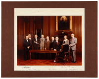Supreme Court portrait signed by all nine judges
