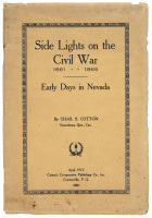 Side Lights on the Civil War 1861-1865: Early Days in Nevada