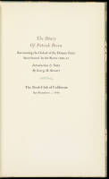 The Diary of Patrick Breen: Recounting the Ordeal of the Donner Party Snowbound in the Sierras 1846-47