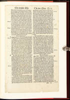 A Leaf from the First Edition of the First Complete Bible in English, The Coverdale Bible 1535