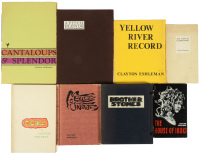 Eight signed volumes by Clayton Eshleman
