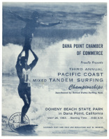 Third Annual Pacific Coast Mixed Tandem Surfing Championships - entry form