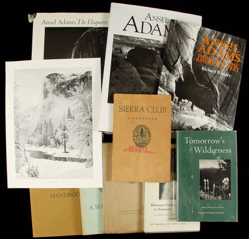 12 volumes and one envelope of photograph prints by Ansel Adams