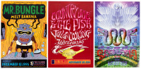 Six rock posters