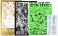 Four posters and two postcards from Psychedelic Solution