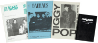 Four pieces of post punk ephemera