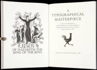 A Typographical Masterpiece: An account by John Dreyfus of Eric Gill's collaboration with Robert Gibbings in producing the Golden Cockerel Press Edition of 'The Four Gospels' in 1931