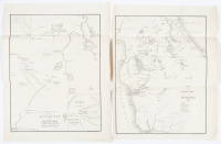 Two maps of Seat of War in Florida in 1836