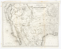 General Map Showing the Countries Explored & Surveyed by the United States & Mexican Boundary Commission, in the Years 1850, 51, 52 & 53, under the Direction of John R. Bartlett, U.S. Commissioner